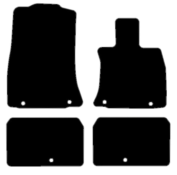 Genesis Electrified G80 2021 onwards Black Tailored Carpet Car Mats NV HITECH