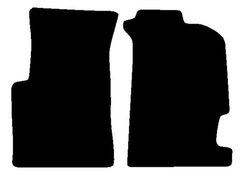 Honda CRX Inc Trans Top 1992-1996 Black Tailored Carpet Car Mats NV HITECH