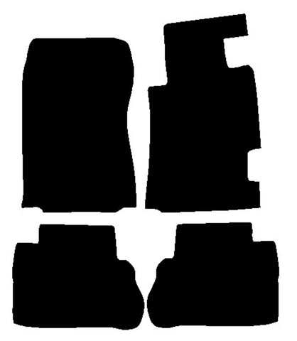 Honda Legend 1995-2000 Black Tailored Carpet Car Mats NV HITECH