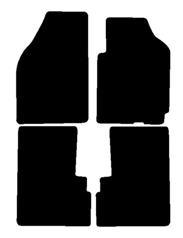 Hyundai Amica 2000-2008 Black Tailored Carpet Car Mats NV HITECH
