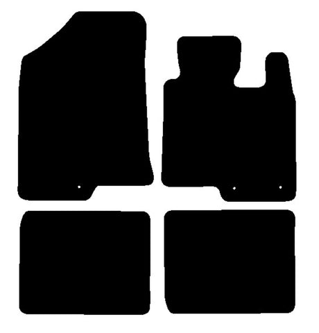 Hyundai i40 2011-2019 Black Tailored Carpet Car Mats NV HITECH