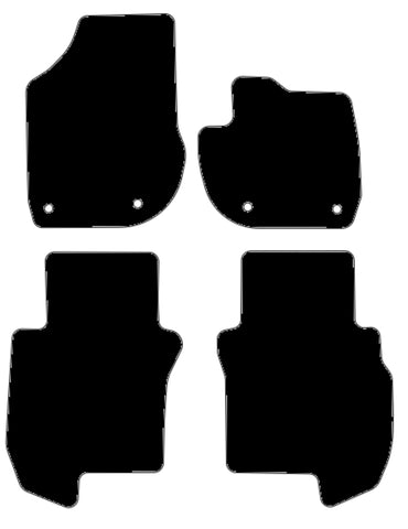 Honda Jazz Hybrid 2020 onwards Black Tailored Carpet Car Mats NV HITECH