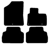 Hyundai Santa Fe (5 Seat) Hybrid 2018 onwards Black Tailored Carpet Car Mats NV HITECH