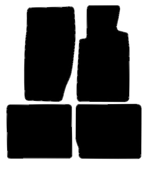 Jeep Cherokee 1993-2001 Black Tailored Carpet Car Mats NV HITECH