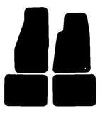 Jeep Grand Cherokee 1999-2004 Black Tailored Carpet Car Mats NV HITECH