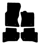 Jaguar F-Pace Manual 2016 onwards Black Tailored Carpet Car Mats NV HITECH