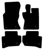 Jaguar F-Pace Automatic 2016 onwards Black Tailored Carpet Car Mats NV HITECH