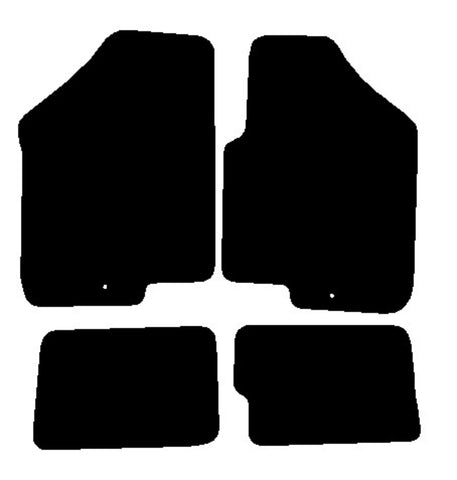 Kia Soul (Single Fixing Driver) 2009-2013 Black Tailored Carpet Car Mats NV HITECH