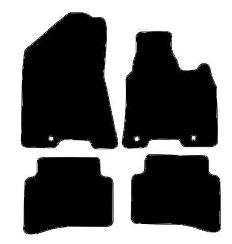 Kia Sportage 2016-2021 Black Tailored Carpet Car Mats NV HITECH