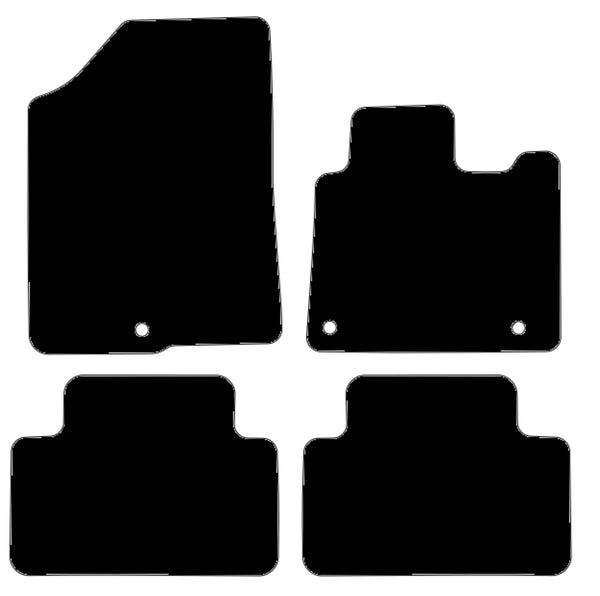 Kia Sorento Diesel 2020 onwards Black Tailored Carpet Car Mats NV HITECH