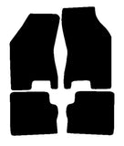 Lancia Delta 1985-1994 Black Tailored Carpet Car Mats NV HITECH