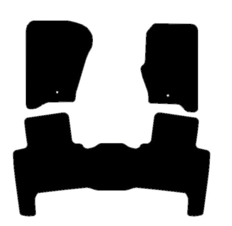 Land Rover Range Rover Sport (One Piece Rear) 2005-2013 Black Tailored Carpet Car Mats NV HITECH