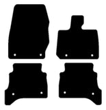 Land Rover Range Rover L460 SWB 4 Pce 2022 onwards Black Tailored Carpet Car Mats NV HITECH