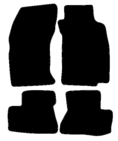Mitsubishi 3000GT/GTO 1991-2000 Black Tailored Carpet Car Mats NV HITECH