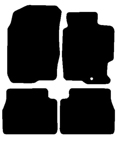 Mazda 6 2002-2008 Black Tailored Carpet Car Mats NV HITECH