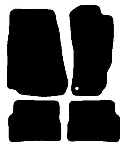 Mazda RX8 2004-2010 Black Tailored Carpet Car Mats NV HITECH