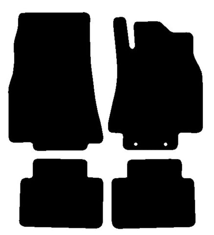 Mercedes A Class (W169) 2005-2012 Black Tailored Carpet Car Mats NV HITECH