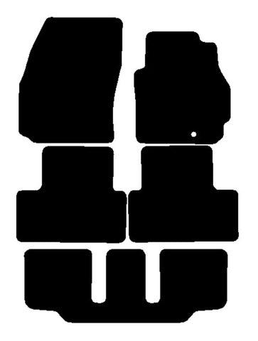 Mazda 5 2005-2010 Black Tailored Carpet Car Mats NV HITECH