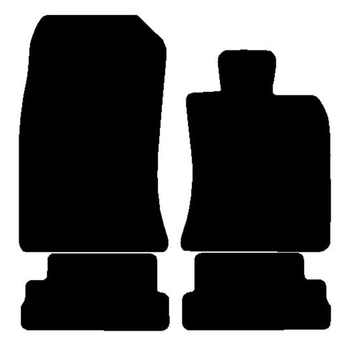 Mini Roadster R59 2012-2015 Black Tailored Carpet Car Mats NV HITECH
