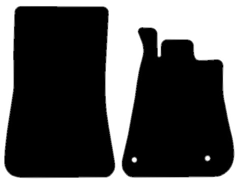 Mercedes AMG GT / GTS (C190/R190) 2014 onwards Black Tailored Carpet Car Mats NV HITECH