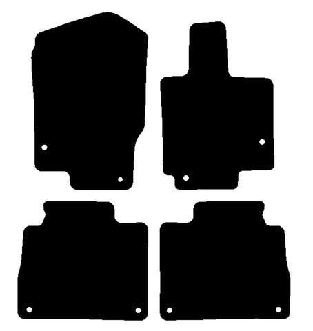 Mercedes GLE Class (W167) 2019 onwards Black Tailored Carpet Car Mats NV HITECH