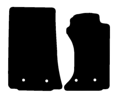 Mazda MX5 (Mk3.5/Mk3.75) 2008-2015 Black Tailored Carpet Car Mats NV HITECH