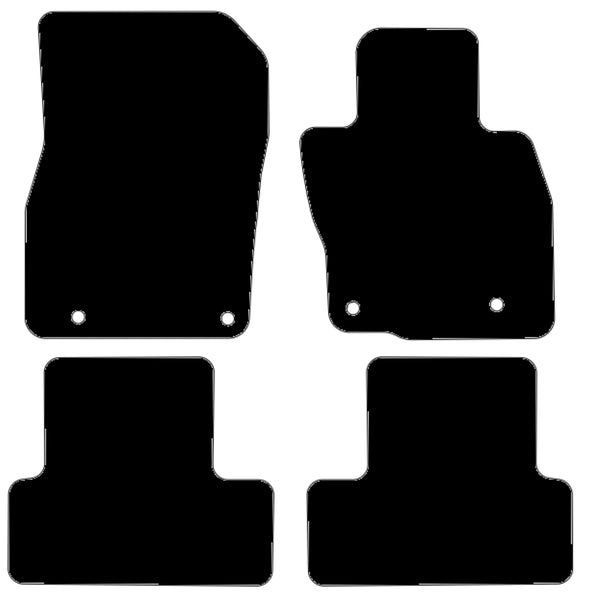 Mazda CX-60 2022 onwards Black Tailored Carpet Car Mats NV HITECH