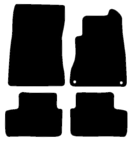 Mercedes GLA Class H247 2020 onwards Black Tailored Carpet Car Mats NV HITECH