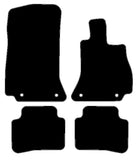 Mercedes C Class W206 Saloon / Estate 2021 onwards Black Tailored Carpet Car Mats NV HITECH