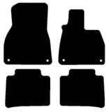 Mercedes EQS V297 2021 onwards Black Tailored Carpet Car Mats NV HITECH