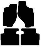 Nissan Terrano 1993-1998 Black Tailored Carpet Car Mats NV HITECH