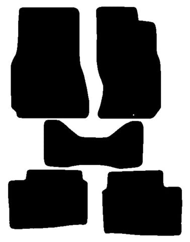 Nissan Skyline R34 1999-2004 Black Tailored Carpet Car Mats NV HITECH