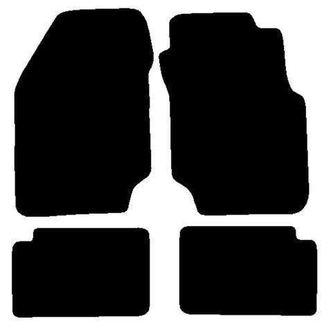 Nissan Sunny 3dr 1991-1995 Black Tailored Carpet Car Mats NV HITECH