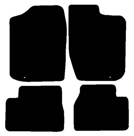 Nissan Figaro 1990-1992 Black Tailored Carpet Car Mats NV HITECH