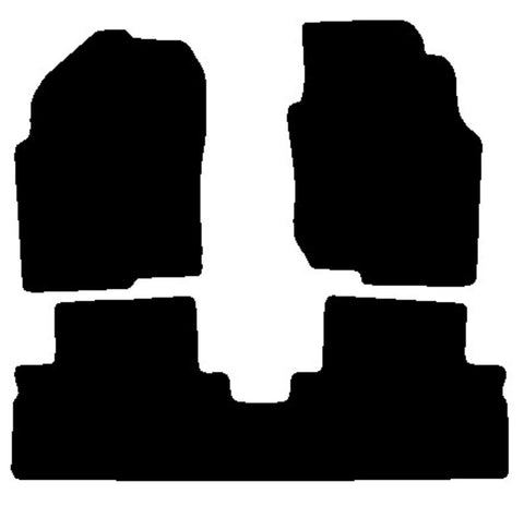 Nissan Tino 2000-2004 Black Tailored Carpet Car Mats NV HITECH