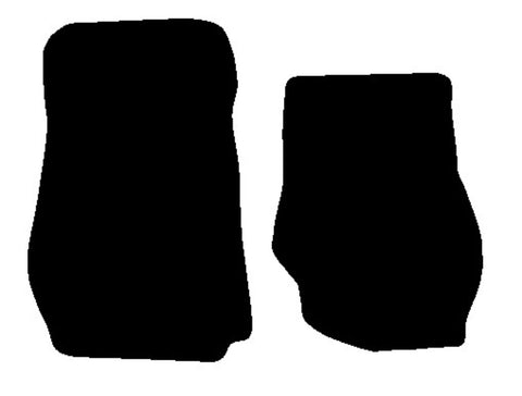 Nissan 350Z Convertible 2003-2009 Black Tailored Carpet Car Mats NV HITECH