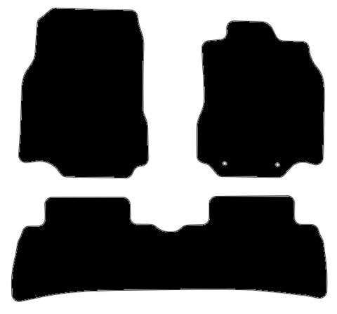 Nissan Cube 2008-2014 Black Tailored Carpet Car Mats NV HITECH