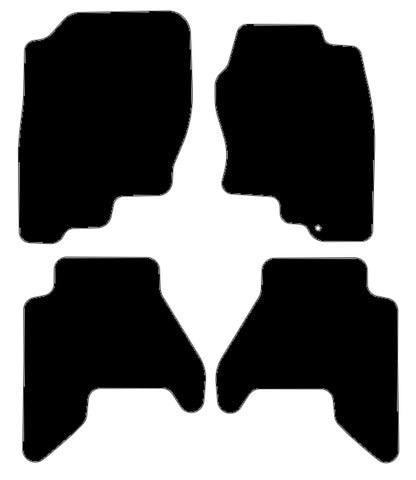 Nissan Pathfinder R51 5 Seater 2005-2012 Black Tailored Carpet Car Mats NV HITECH