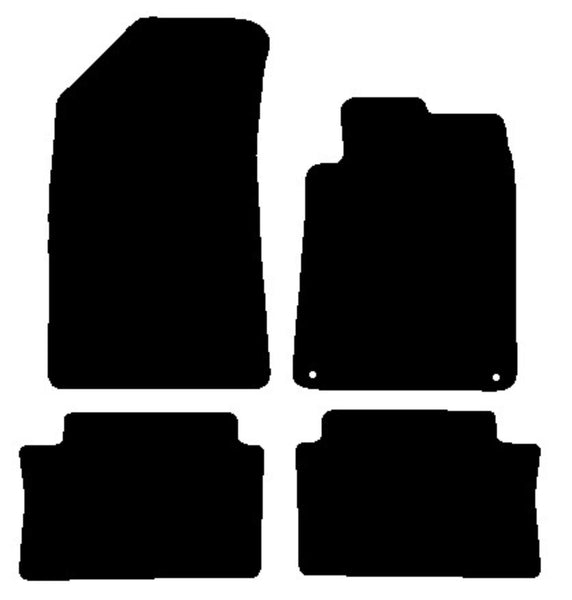 Peugeot 508 SW 2011-2019 Black Tailored Carpet Car Mats NV HITECH
