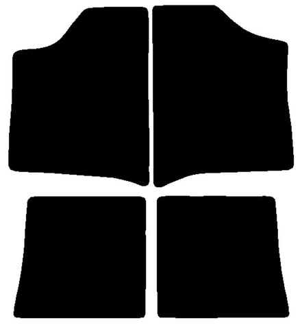 Renault 30 1985-1985 Black Tailored Carpet Car Mats NV HITECH