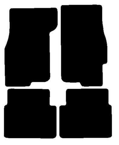 Rover 45 2001-2004 Black Tailored Carpet Car Mats NV HITECH