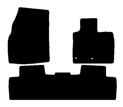 Renault Scenic 2009-2016 Black Tailored Carpet Car Mats NV HITECH