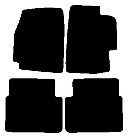 Rover 45 2004-2005 Black Tailored Carpet Car Mats NV HITECH