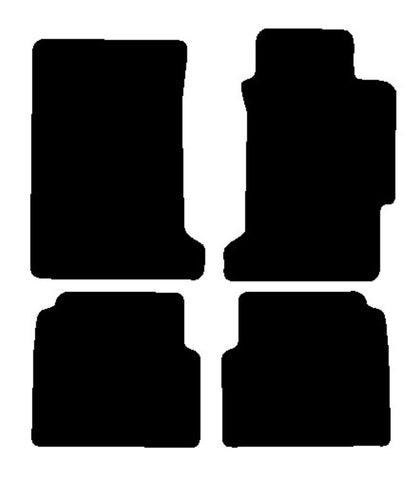 Rover 600 1996-2000 Black Tailored Carpet Car Mats NV HITECH
