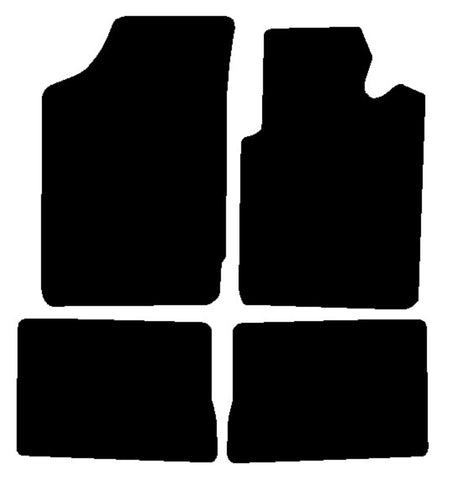 Renault Clio Campus 2005-2009 Black Tailored Carpet Car Mats NV HITECH