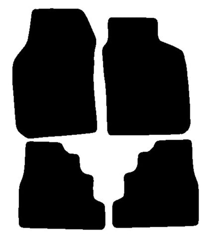 Saab 900 S 1993-1998 Black Tailored Carpet Car Mats NV HITECH