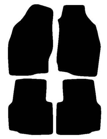 Suzuki Baleno  5dr 1996-2003 Black Tailored Carpet Car Mats NV HITECH