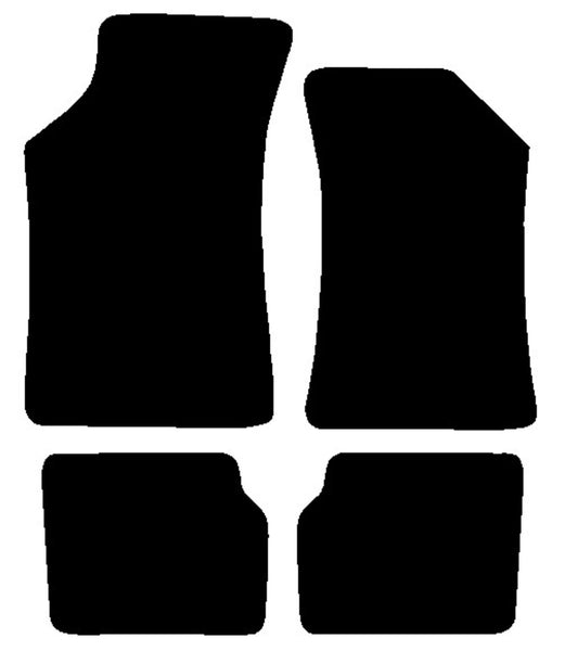 Skoda Felica 1996-2002 Black Tailored Carpet Car Mats NV HITECH