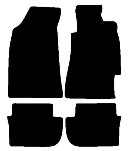 Subaru SVX 1992-1997 Black Tailored Carpet Car Mats NV HITECH