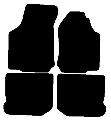 Seat Toledo  (Inc V5) 1999-2004 Black Tailored Carpet Car Mats NV HITECH